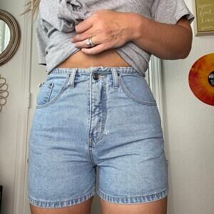 Vintage 90s Y2K Route 66 Light Wash Carpenter Mom Shorts Sz 7/8